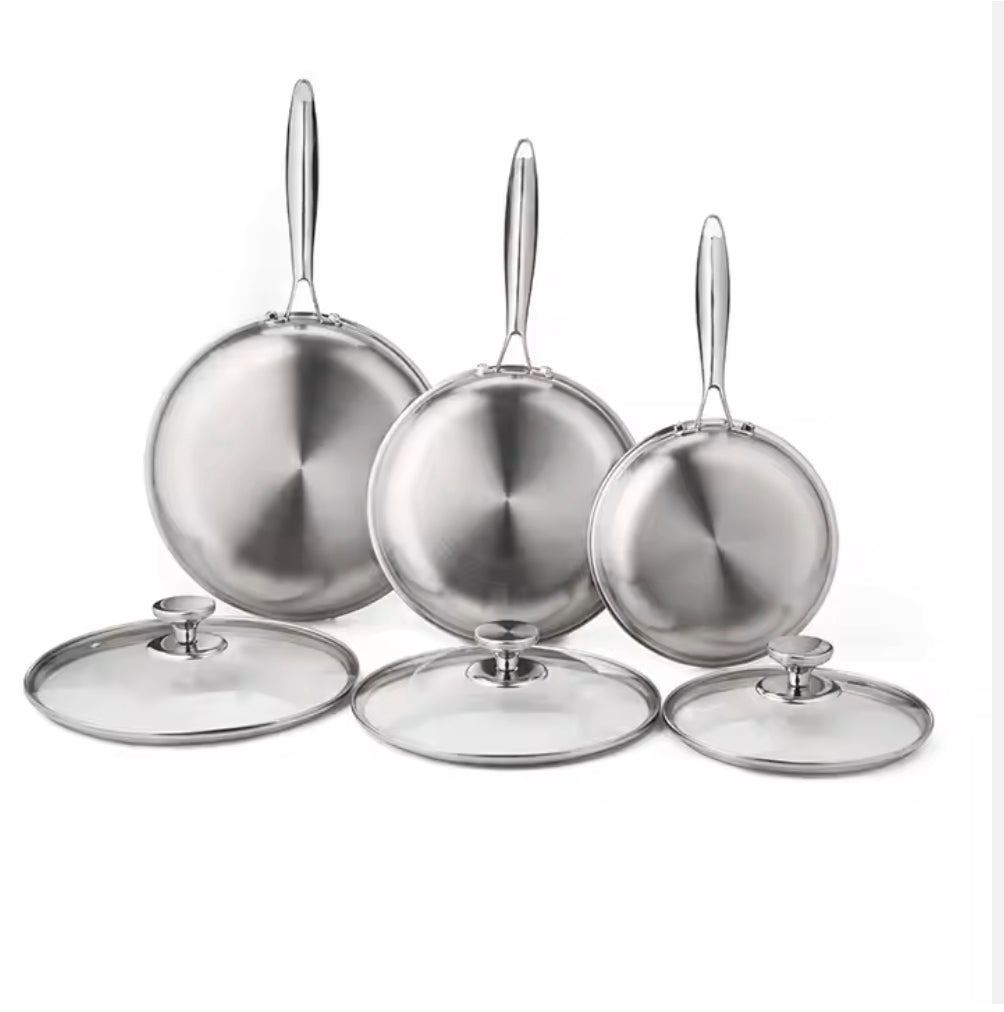 Upgrade your kitchen with the UltiCook 3-Piece Cookware Set—where innovation meets culinary excellence.
