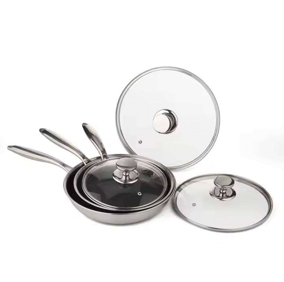 Upgrade your kitchen with the UltiCook 3-Piece Cookware Set—where innovation meets culinary excellence.