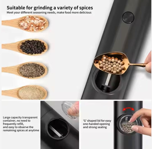 Electric Salt and Pepper Grinders