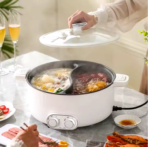 Micro Pressure Cooker lets you cook two means in one~