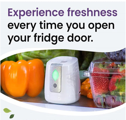 CleanTECH Fridge Odor Eliminator, Air Freshener and Food Life Extender