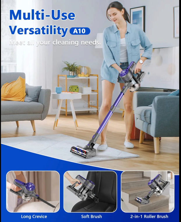 Model 1104 SuperVac V07 12,000pa Handheld Portable Wireless cordless Stick Vacuum Cleaner