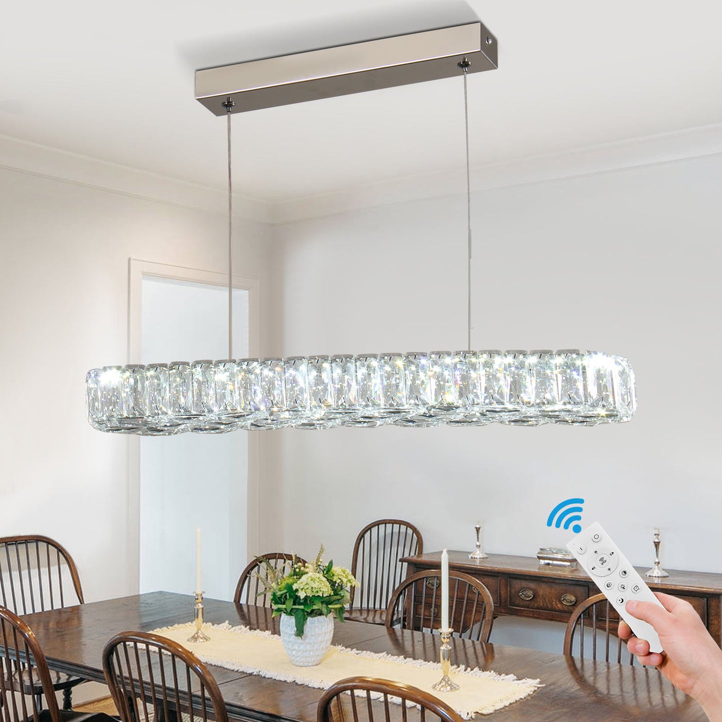 Modern Minimalist LED Light Crystal