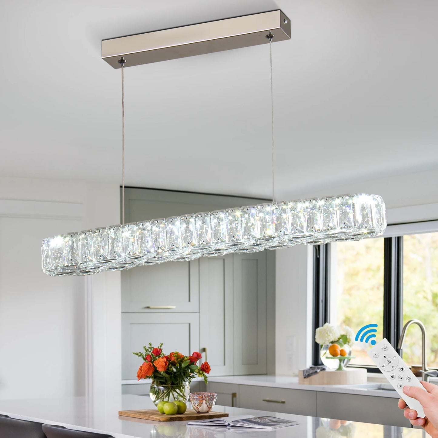 Modern Minimalist LED Light Crystal