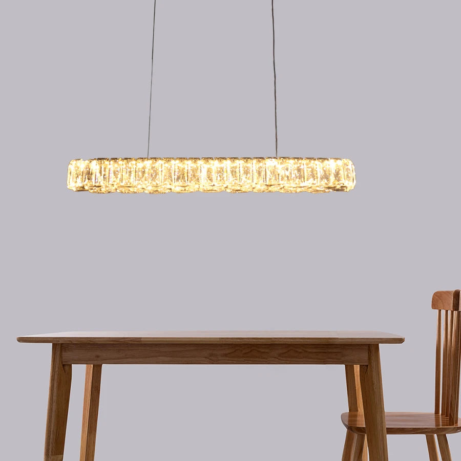 Modern Minimalist LED Light Crystal